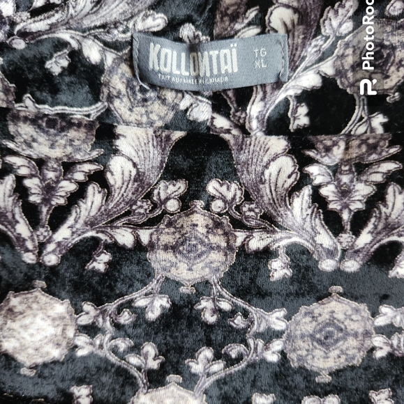 Kollontai Velvet Legging Black and Sand - size XL - Picture 4 of 9